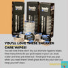 40 PCS Premium SNEAKERS CARE Wipes for Athletic Shoes & Gear