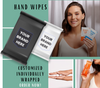 10000 PCS CUSTOM Wet Napkins Individually Wrapped Hand Wipes  WHOLESALE