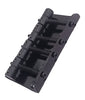 NC AYUBOUSA 4 String Hardtail Bass Guitar Bridge for Fender Precision Jazz Bass PB JB Style Bass Black