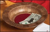 Handcrafted Maple Stained Offering Plate