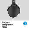 Sennheiser HD 400S Closed Back, Around Ear Headphone with One-Button Smart Remote on Detachable Cable