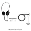 Koss KPH40 Utility On-Ear Headphones, Detachable Interchangeable Cord System, Ultra Lightweight Design (Stealth Black)
