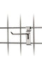 Peg Hook for Wire Grid in Boutique Raw Steel 6 Inch - Count of 50