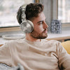 OneOdio Bluetooth Over Ear Headphones - Wireless/Wired 110 Hrs Stereo Sound Bluetooth Foldable Headsets with Deep Bass 50mm Neodymium Drivers for PC/Phone - Studio Wireless Pro C, Champagne Gold