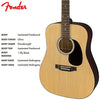 Squier SA-150 Dreadnought Acoustic Guitar, Natural