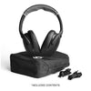 Skullcandy Crusher Evo Wireless Over-Ear Bluetooth Headphones for iPhone and Android with Mic / 40 Hour Battery Life / Extra Bass Tech / Best for Music, School, Workouts, and Gaming - Black