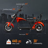eAhora DOT Approved M1 2 Seat Electric Motorcycle for Adults, 37MPH 2000W Motor 60V 30Ah Lithium Battery 40 Miles Range, Full Suspension Dual Hydraulic Brakes, 2 Person Commuting Street Legal Scooter