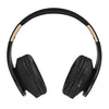 PowerLocus Bluetooth Headphones Over Ear, Wireless Headphones with Microphone, Foldable Headphone, Soft Memory Foam Earmuffs & Lightweight, Micro SD/TF, FM Radio for iPhone/Android/Tablet/PC/TV (Gold)