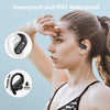 occiam Wireless Earbuds Bluetooth Headphones 100H Playback 4 Mics Clear Call Waterproof 2200mAh Wireless Charging Case Over Ear Buds in-Ear Earphones with Earhooks for Sports Running Workout Black
