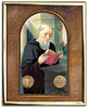 Catholic & Religious Gifts, Framed Art ST Benedict 8"X 10"