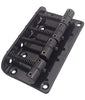 NC AYUBOUSA 4 String Hardtail Bass Guitar Bridge for Fender Precision Jazz Bass PB JB Style Bass Black