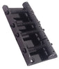 NC AYUBOUSA 4 String Hardtail Bass Guitar Bridge for Fender Precision Jazz Bass PB JB Style Bass Black