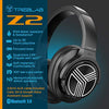 TREBLAB Z2 | Over Ear Workout Headphones with Microphone | Bluetooth 5.0, Active Noise Cancelling (ANC) | Up to 35H Battery Life | Wireless Headphones for Sport, Workout, Running, Gym