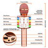 Karaoke Microphone for Kids Gifts Age 3-10,Hot Toys for 4 5 6 7 8 9 Year Old Girls Singing Microphone,Birthday Gifts for 8 9 10 11 Years Old Boys Girls(Rose Gold)