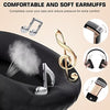 Prtukyt 6S Wireless Bluetooth Headphones Over Ear, Hi-Fi Stereo Foldable Wireless Stereo Headsets Earbuds with Built-in Mic, Volume Control, FM for Phone/PC (Black & Gold)