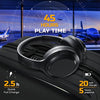 TREBLAB Z7 PRO - Hybrid Active Noise Cancelling Headphones - Pure aptX-HD Stereo Sound - 45H Playtime & USB-C Fast Charging - Over Ear Wireless Bluetooth Headphones with Mic, ANC Touch Control (Grey)