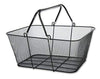 Shopping Basket Set in Black Metal,Wire Basket, Wire Shopping Perfect for Retail, Thrift, Grocery, and Convenience Stores, Set for Shopping,Laundry 17 W x 12 D x 7 H Inches - Set of 12