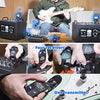 JOYO 2.4GHz Wireless Guitar System 4 Channels Rechargeable Audio Wireless Transmitter Receiver for Guitar Bass Electric Instruments (JW-03)