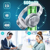 Siindoo JH-ANC805B Active Noise Canceling (ANC) Headphones, Over Ear Wireless Bluetooth Headphones with Microphone, Bluetooth 5.1HiFi Stereo Headset Deep Bass for PC TV, for Home, Work, Travel