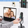 Mercase USB Condenser Microphone for Computer,Mac,Smartphone,PS4 and PS5, ASMR Mic with Noise Cancelling and Reverb, for Recording, Singing, Gaming, Podcasts, YouTube, Tiktok