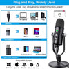 Mercase USB Condenser Microphone for Computer,Mac,Smartphone,PS4 and PS5, ASMR Mic with Noise Cancelling and Reverb, for Recording, Singing, Gaming, Podcasts, YouTube, Tiktok