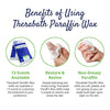 Therabath Paraffin Wax Refill - Use to Relieve Arthritis Pain and Stiff Muscles - Deeply Hydrates and Protects – 6lb ScentFree - Made in USA
