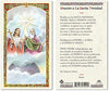 SPANISH HOLY TRINITY LAMINATED PRAYER CARDS - 25/PKG