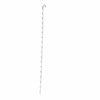 50 Case WHITE 48" Length with 18 Clips Metal Single Strip ScanTag Displaying Label Scan Hook Clip Strip Display Rack – Made in USA | Retail Impulse Item Display Strip | Retail Rack for Chips, Candy, & Snacks & Potato Chip Display Rack