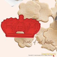 50 Pack Vintage Style HRM Crown Cookie Cutter, Christmas Cookie Cutters, Christmas Baking Supplies