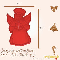 50 Pack Vintage Style Halo Angel Cookie Cutter, Christmas Cookie Cutters, Christmas Baking Supplies