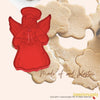 50 Pack Vintage Style Halo Angel Cookie Cutter, Christmas Cookie Cutters, Christmas Baking Supplies