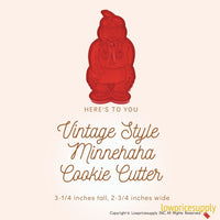 50 Pack Vintage Style Minnehaha Cookie Cutter, Christmas Cookie Cutters, Christmas Baking Supplies