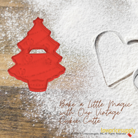 50 Pack Vintage Style Christmas Tree Cookie Cutter, Christmas Cookie Cutters, Christmas Baking Supplies