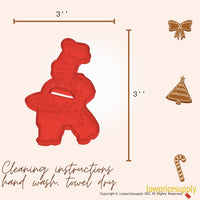 50 Pack Vintage Style Muffin Man Cookie Cutter, Christmas Cookie Cutters, Christmas Baking Supplies