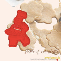 50 Pack Vintage Style Muffin Man Cookie Cutter, Christmas Cookie Cutters, Christmas Baking Supplies