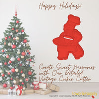 50 Pack Vintage Style Muffin Man Cookie Cutter, Christmas Cookie Cutters, Christmas Baking Supplies