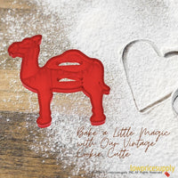 50 Pack Vintage Style Circus Camel Cookie Cutter, Christmas Cookie Cutters, Christmas Baking Supplies