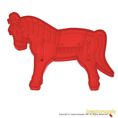 50 Pack Vintage Style Circus Horse Cookie Cutter, Christmas Cookie Cutters, Christmas Baking Supplies