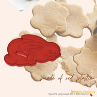 50 Pack Vintage Style Rabbit Ears Down Cookie Cutter, Christmas Cookie Cutters, Christmas Baking Supplies