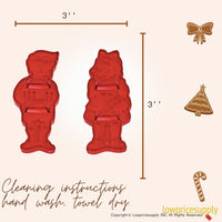 50 Pack Vintage Style Jack & Jill Cookie Cutter, Christmas Cookie Cutters, Christmas Baking Supplies