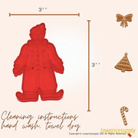 50 Pack Vintage Style Circus Clown Cookie Cutter, Christmas Cookie Cutters, Christmas Baking Supplies