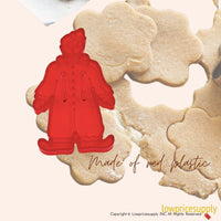 50 Pack Vintage Style Circus Clown Cookie Cutter, Christmas Cookie Cutters, Christmas Baking Supplies