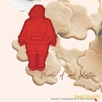 50 Pack Vintage Style Kris Kringle Cookie Cutter, Christmas Cookie Cutters, Christmas Baking Supplies