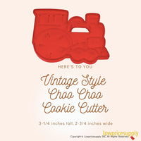 50 Pack Vintage Style Choo Choo Cookie Cutter, Christmas Cookie Cutters, Christmas Baking Supplies