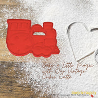 50 Pack Vintage Style Choo Choo Cookie Cutter, Christmas Cookie Cutters, Christmas Baking Supplies