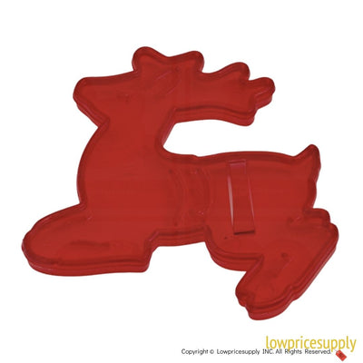 50 Pack Vintage Style Reindeer Cookie Cutter, Christmas Cookie Cutters, Christmas Baking Supplies