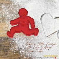 50 Pack Vintage Style Johnny Cake Cookie Cutter, Christmas Cookie Cutters, Christmas Baking Supplies