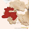 50 Pack Vintage Style Reindeer Cookie Cutter, Christmas Cookie Cutters, Christmas Baking Supplies