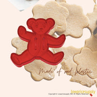 50 Pack Vintage Style Big Teddy Cookie Cutter, Christmas Cookie Cutters, Christmas Baking Supplies