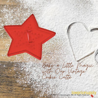 50 Pack Vintage Style Star In Star Cookie Cutter, Christmas Cookie Cutters, Christmas Baking Supplies